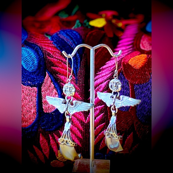 NWOT Artist original sterling silver (make a statement) earrings OS - Picture 1 of 6